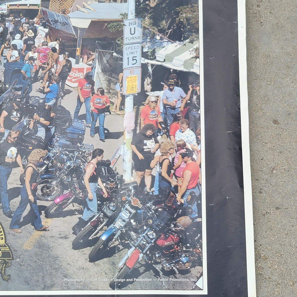 Sturgis Vintage Collectible Poster 1990 50th Anniversary LARGE 5' x 3.5'