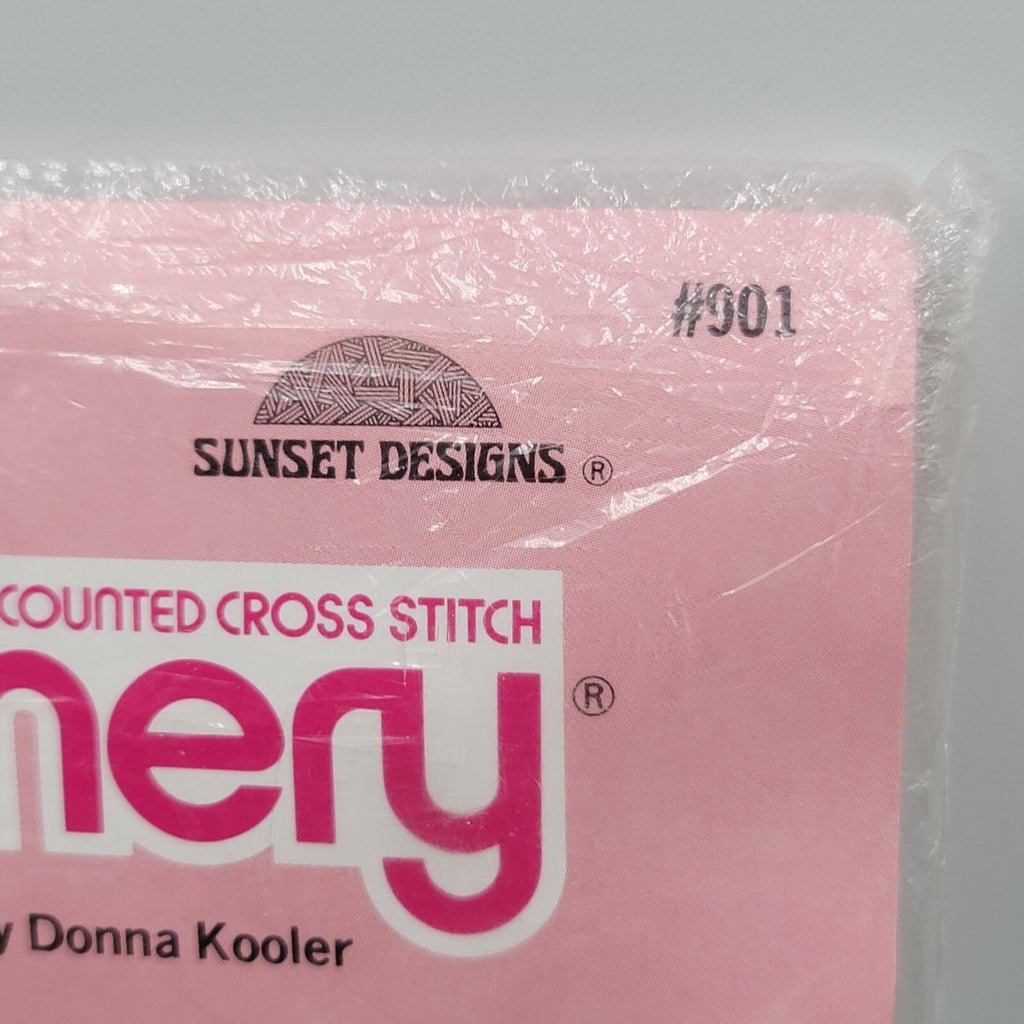 Jiffy Stitchery Sunset Cross Stitch Kit Baby Girl Donna Kooler Free Shipping