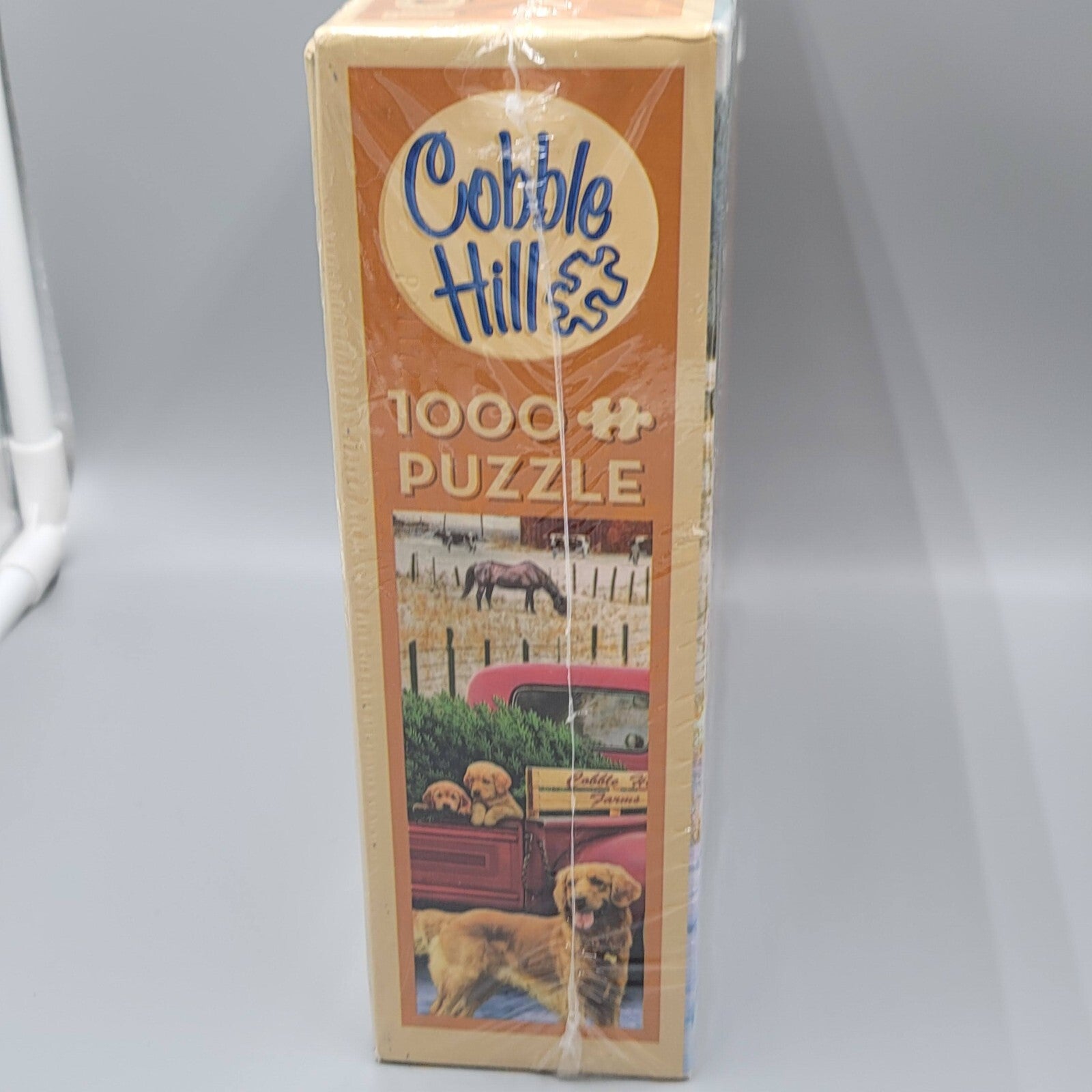 Cobble Hill Puzzle CHRISTMAS ON THE FARM 1000 Piece Puzzle NEW 2021