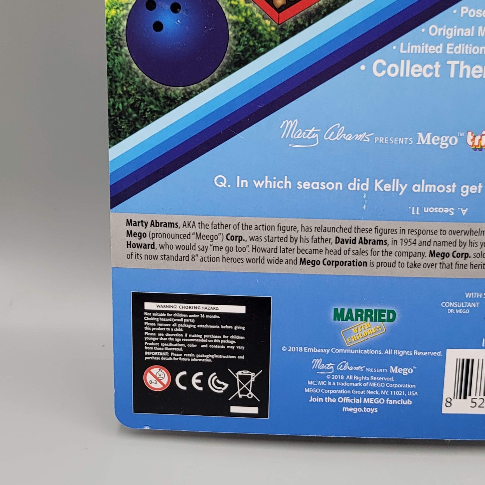 Married Children Kelly Bundy Action Figure Mego 8" TV Favorites Red Dress #0837