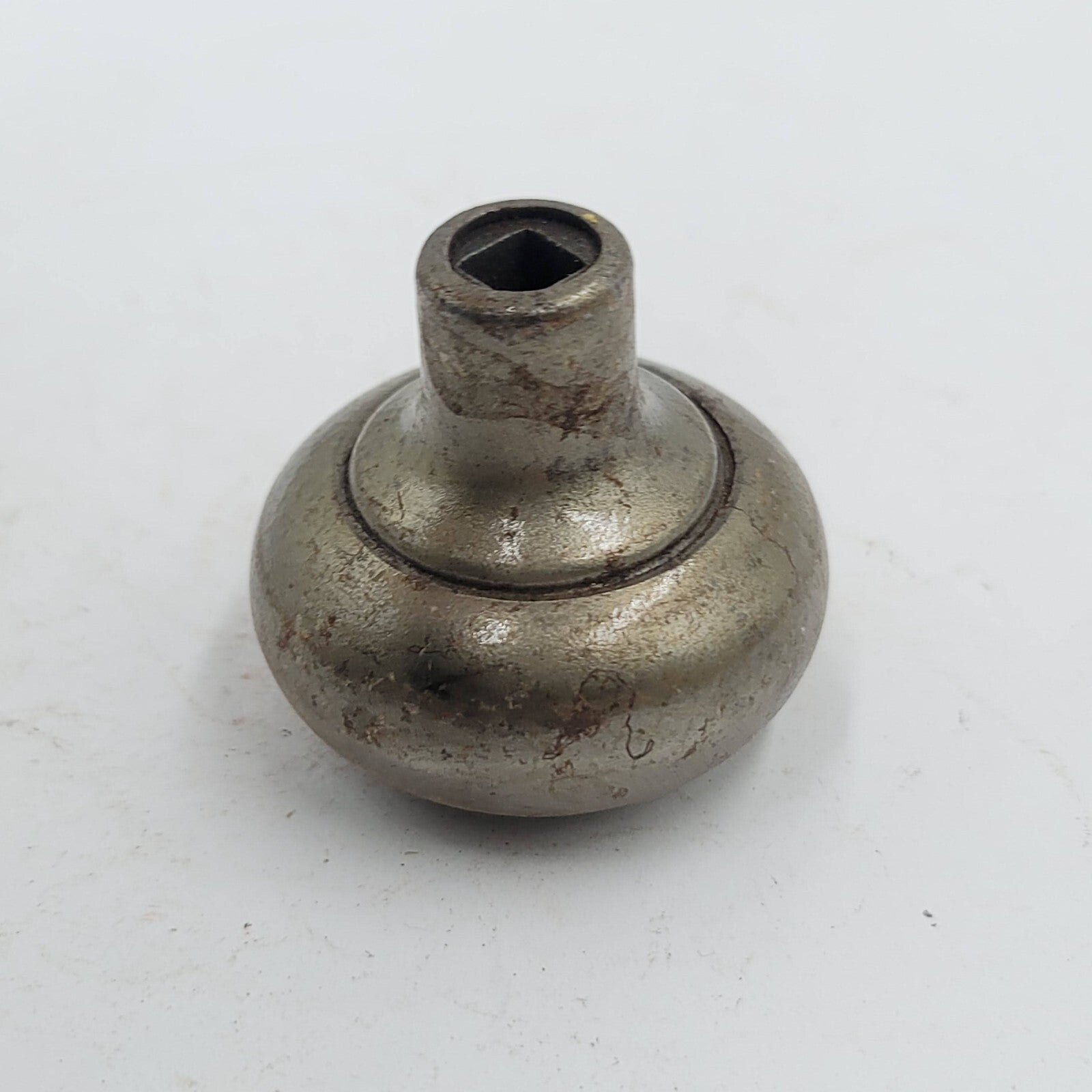 Vintage SINGLE Small Doorknob Steel Salvage Closet Pantry Door Hardware 1.75" 17