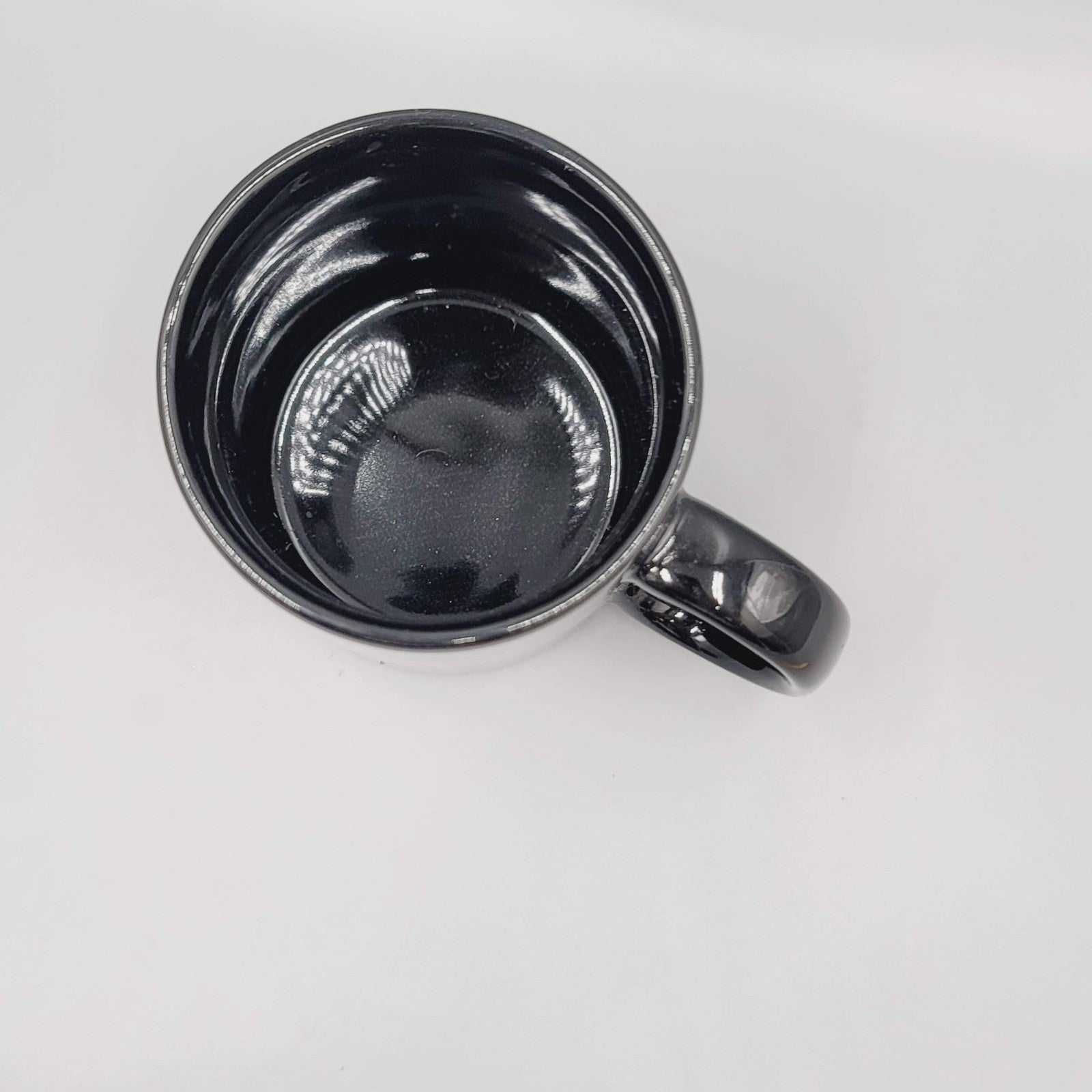 The United States of America Coffee Mug Black Ceramic Gold Lettering
