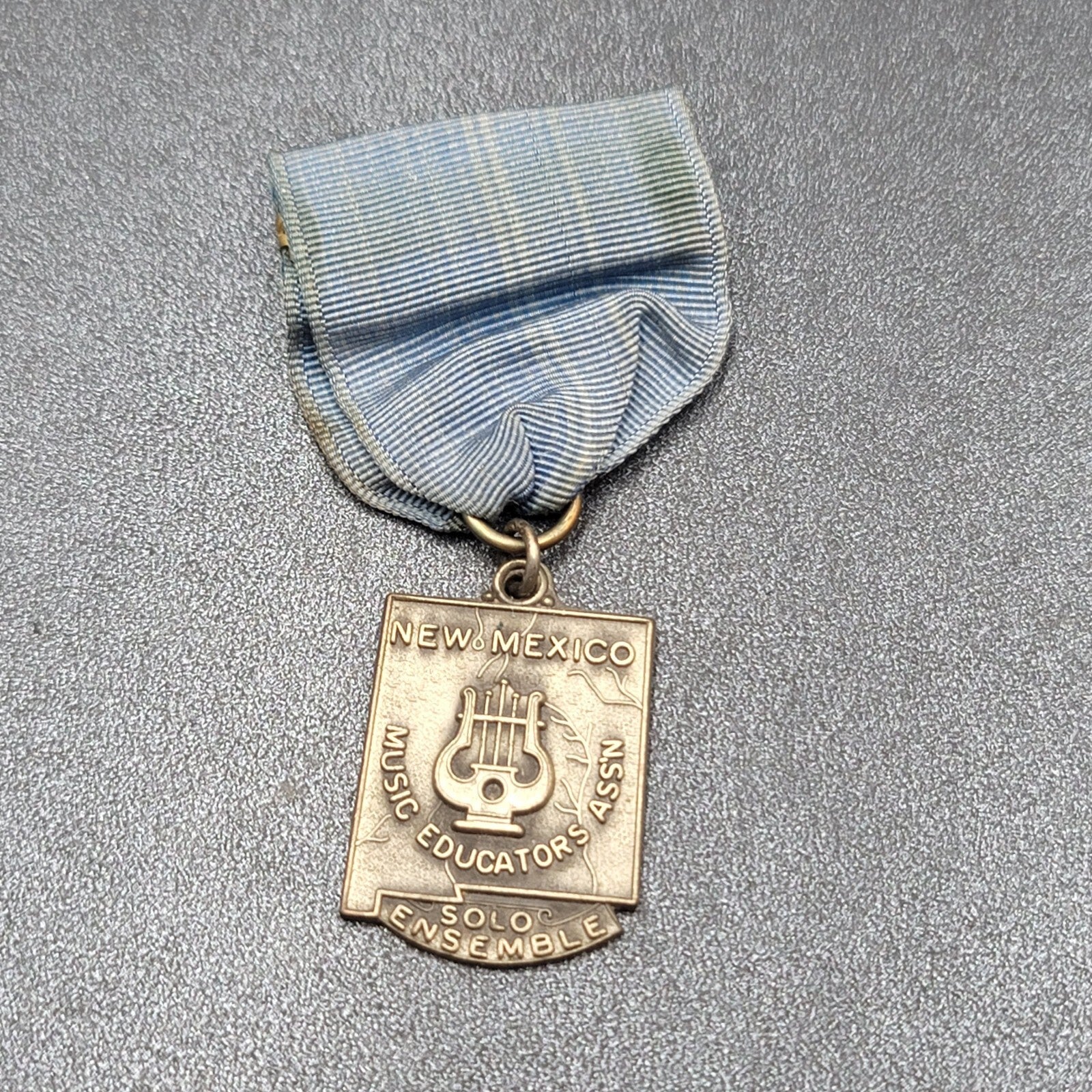 Vintage New Mexico Music Educators Assn Solo Ensemble Blue Ribbon