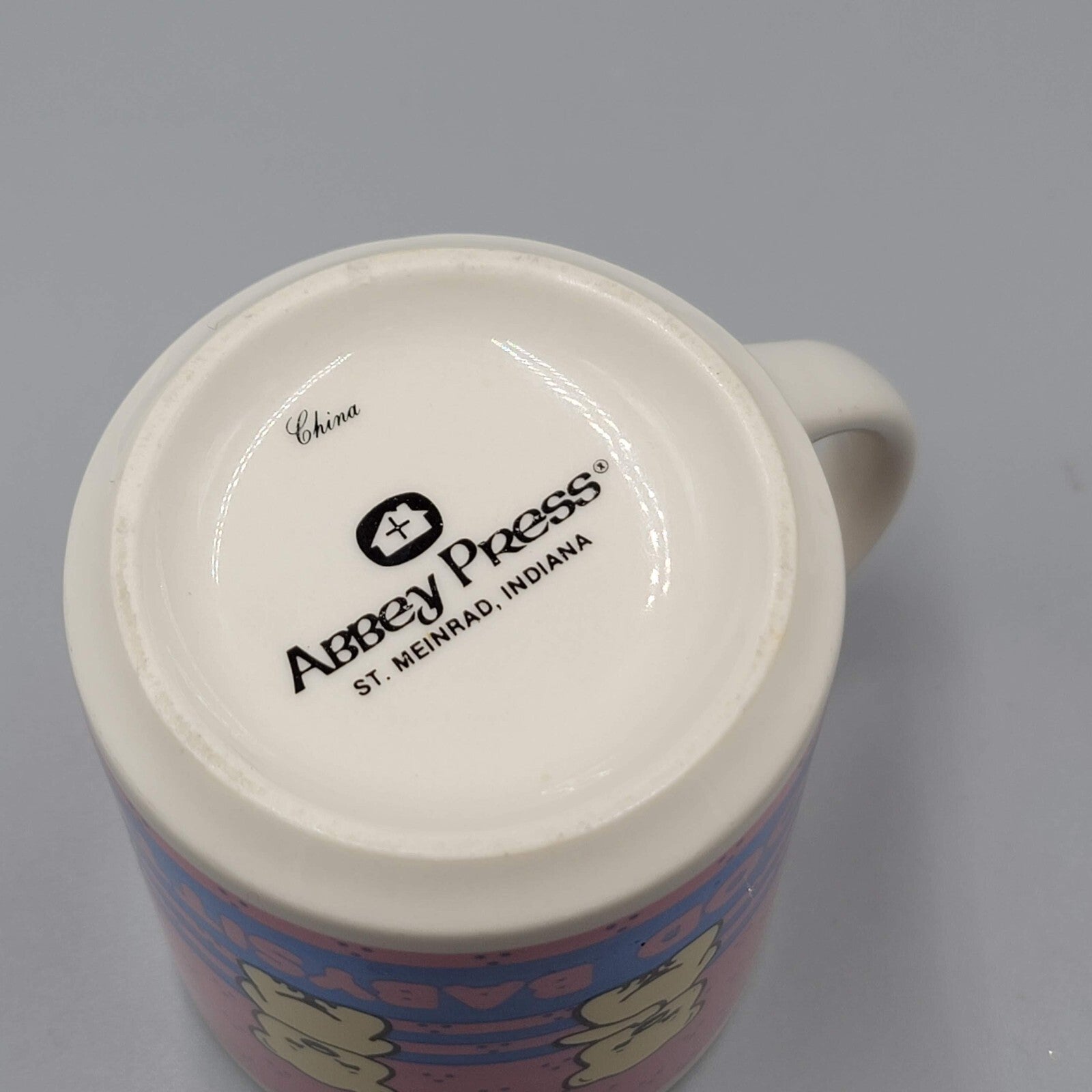 Vintage ABBEY PRESS A Good Babysitter Is A Blessing Coffee Mug Bear