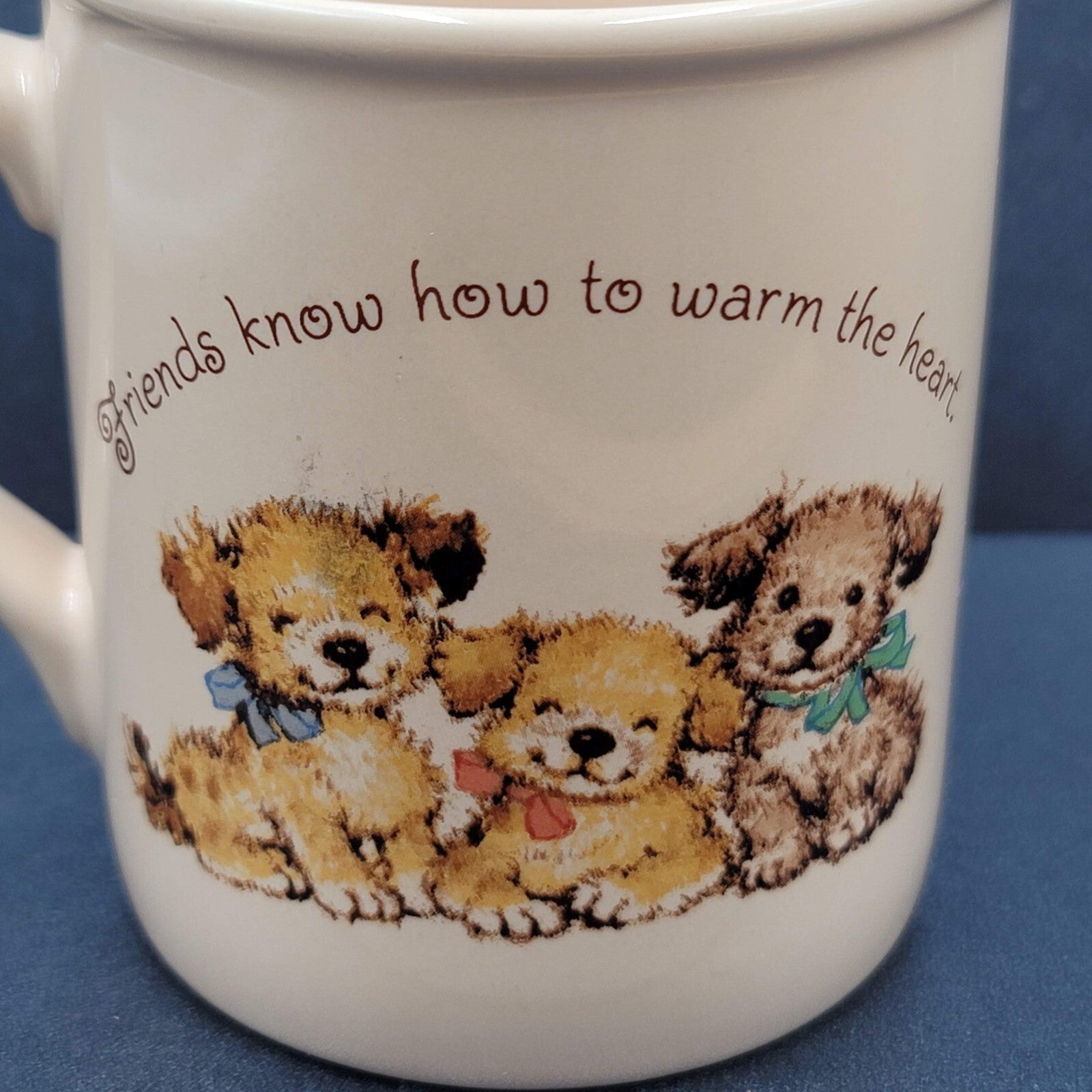 Vintage Hallmark Mug Mates Coffee Mug Puppy Dog Youve Got a Friend CUTE