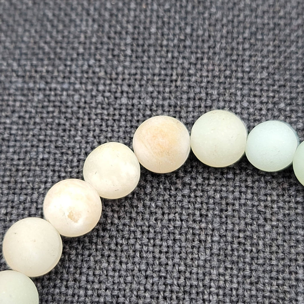 Sea Turtle Bracelet Pastel Stone Bead Elastic Summer Beach Theme 6.25"