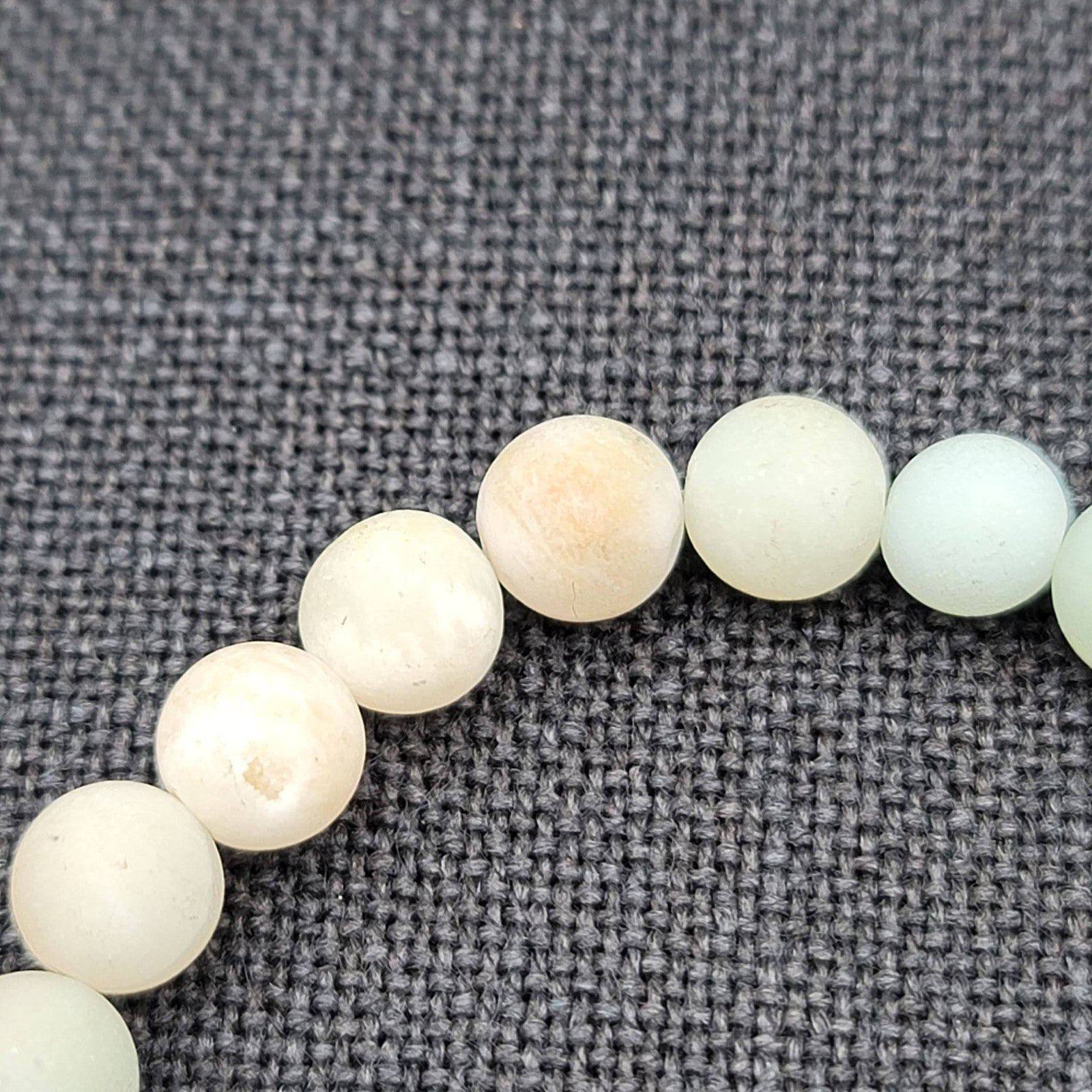 Sea Turtle Bracelet Pastel Stone Bead Elastic Summer Beach Theme 6.25"