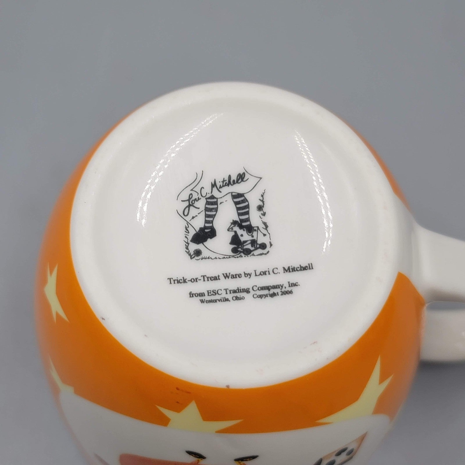 Lori Mitchell Halloween Boo! Jack-o-lantern Kid Costume Trick-or-Treat Mug
