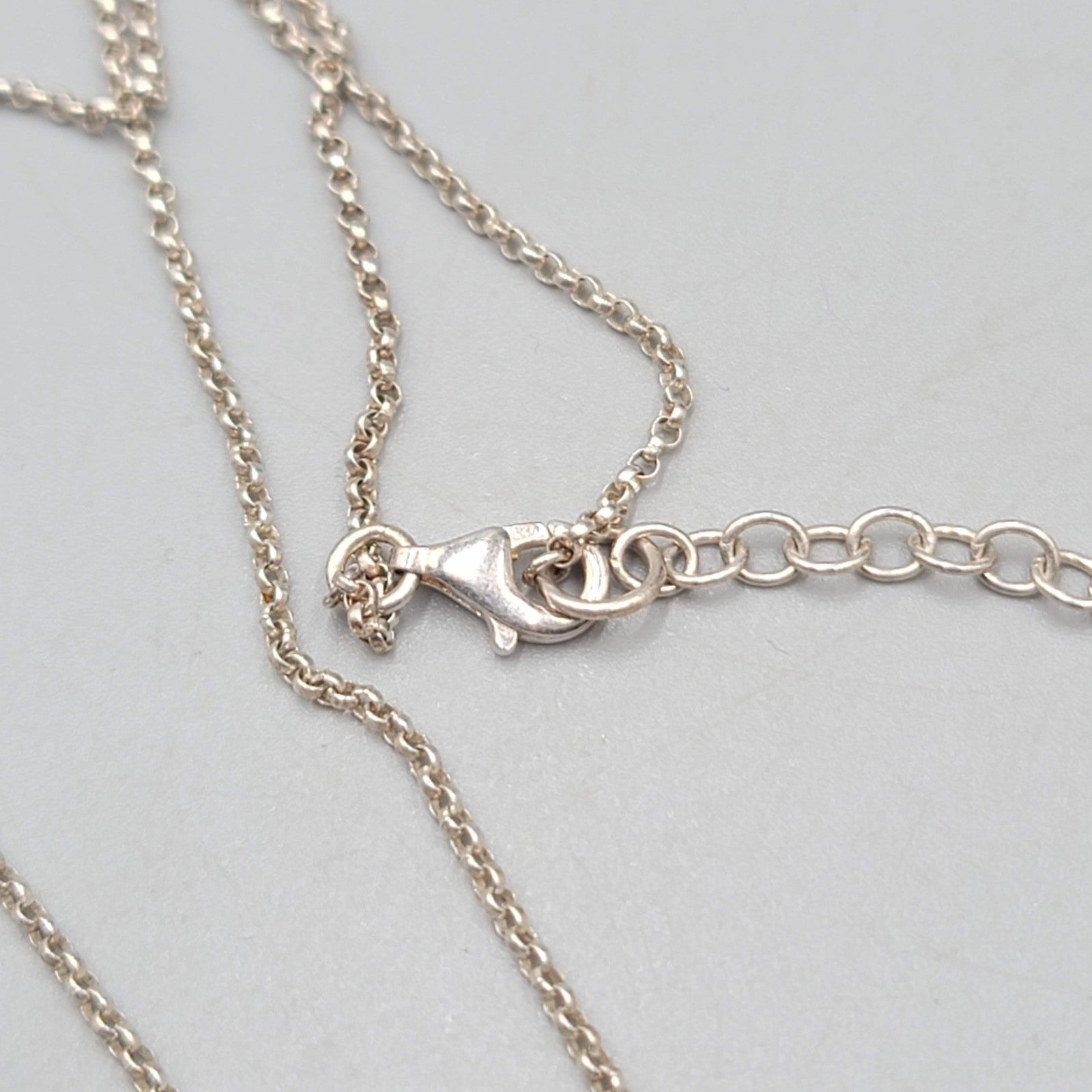 Talbots Pink Quartz Sterling Silver Necklace 925 Dainty 16"-18"