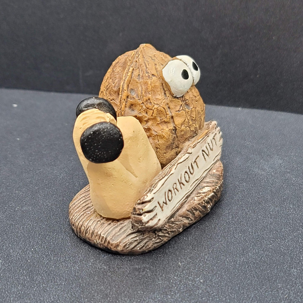 Shade Tree Creations Bill Vernon Workout Nut Figurine 2 in