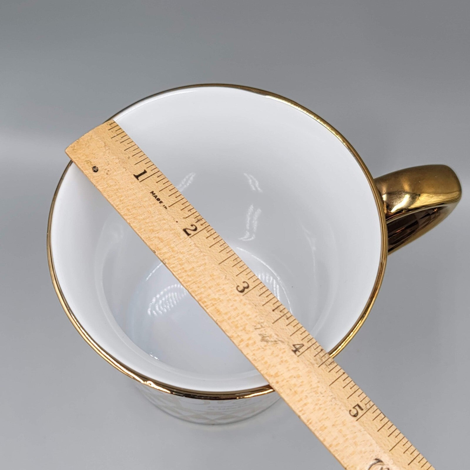 SISTER a Lifelong friend Coffee Mug White and Gold Bebe Large Size