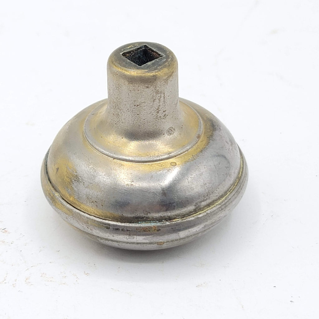 Single Vintage Steel Knob Reclaimed Salvage Hardware 2.25"