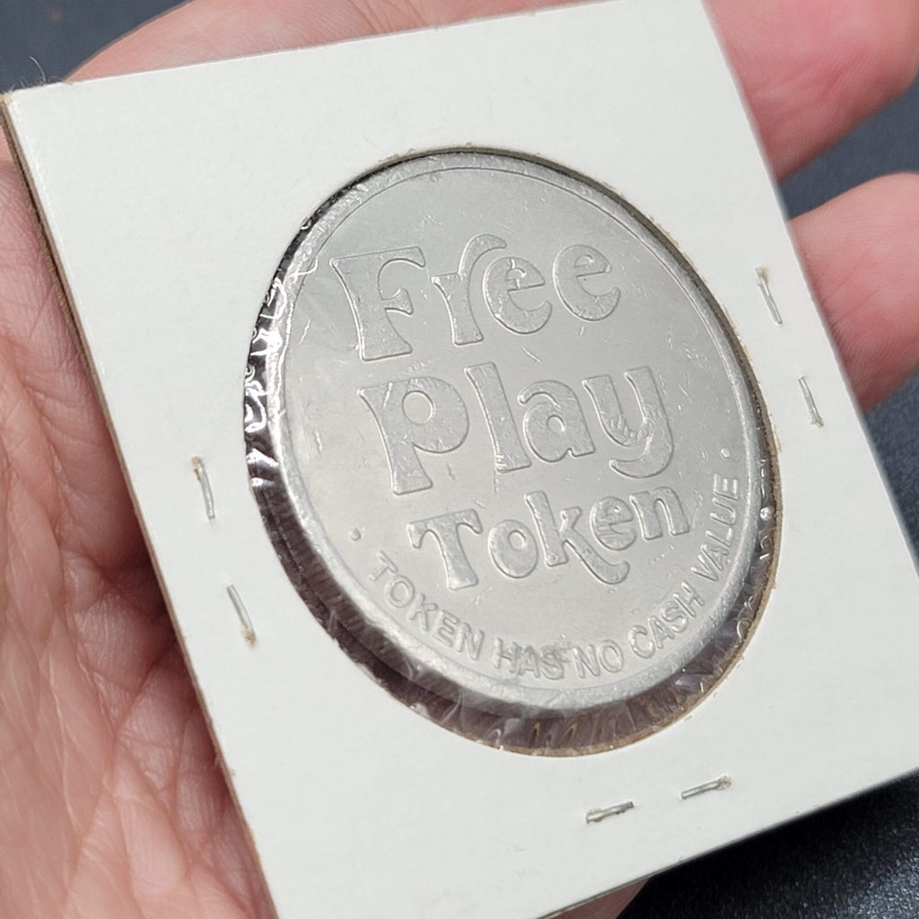 Vintage Silver City Casino Free Play Token Aluminum Las Vegas 1 5/8"