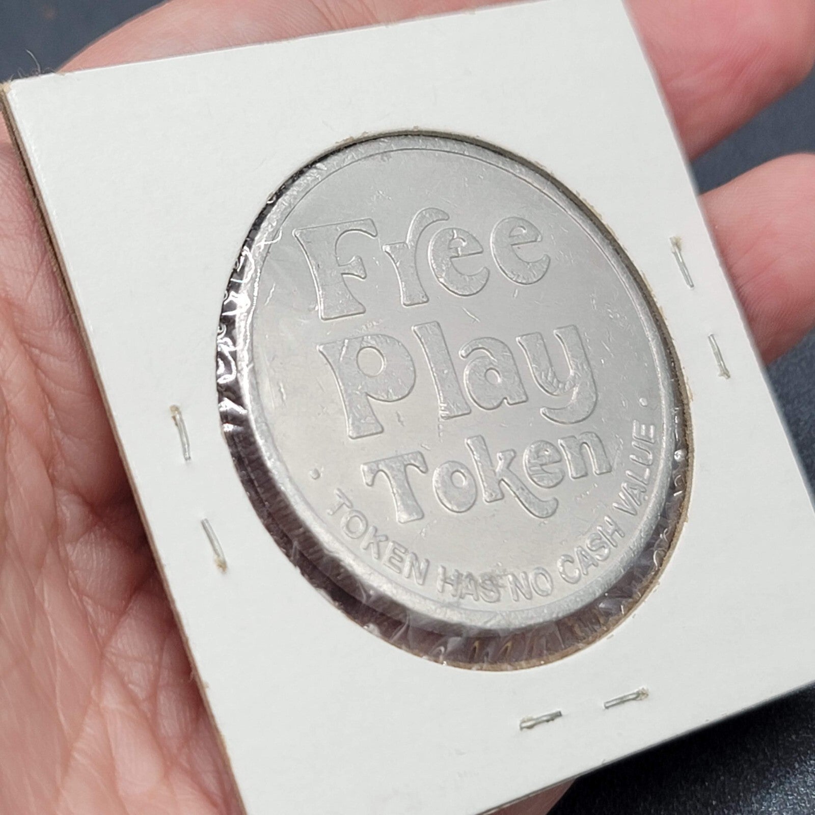 Vintage Silver City Casino Free Play Token Aluminum Las Vegas 1 5/8"
