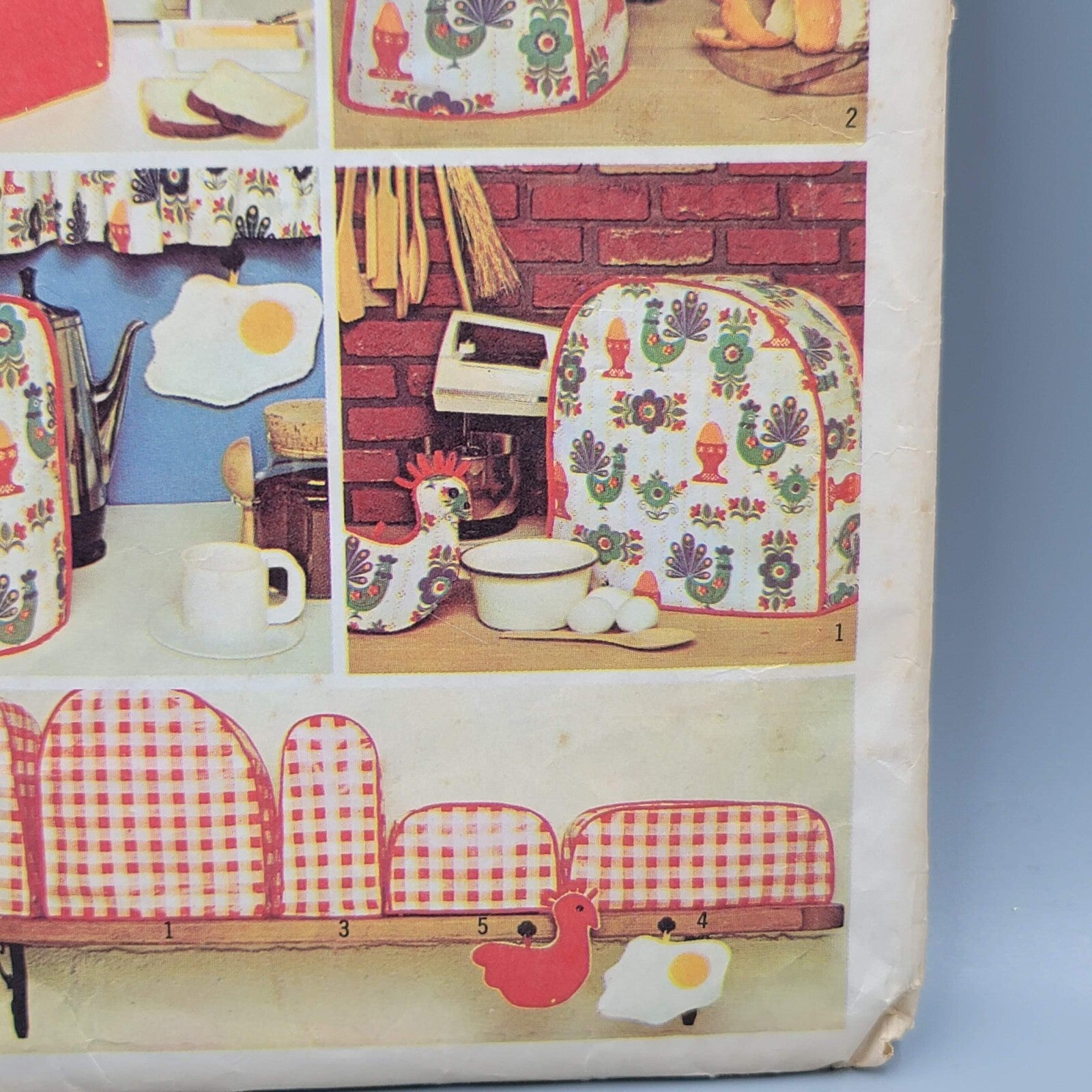 Simplicity 5495 Kitchen Appliance Covers & Pot Holders Vintage
