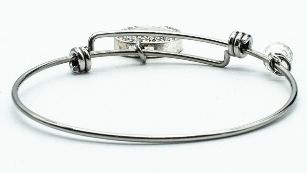LA Heart Charm Bracelet "Mom, I Love you" "Thank you for all you do" 2 1/2"