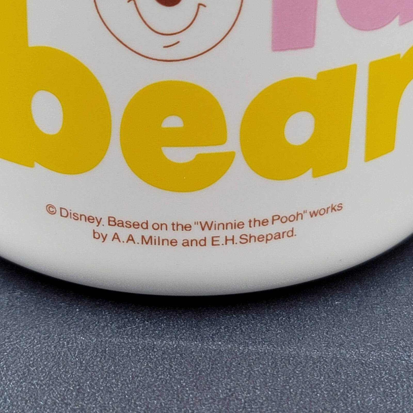 Disney Winnie the Pooh Coffee Mug Silly Old Bear White Blue Pink