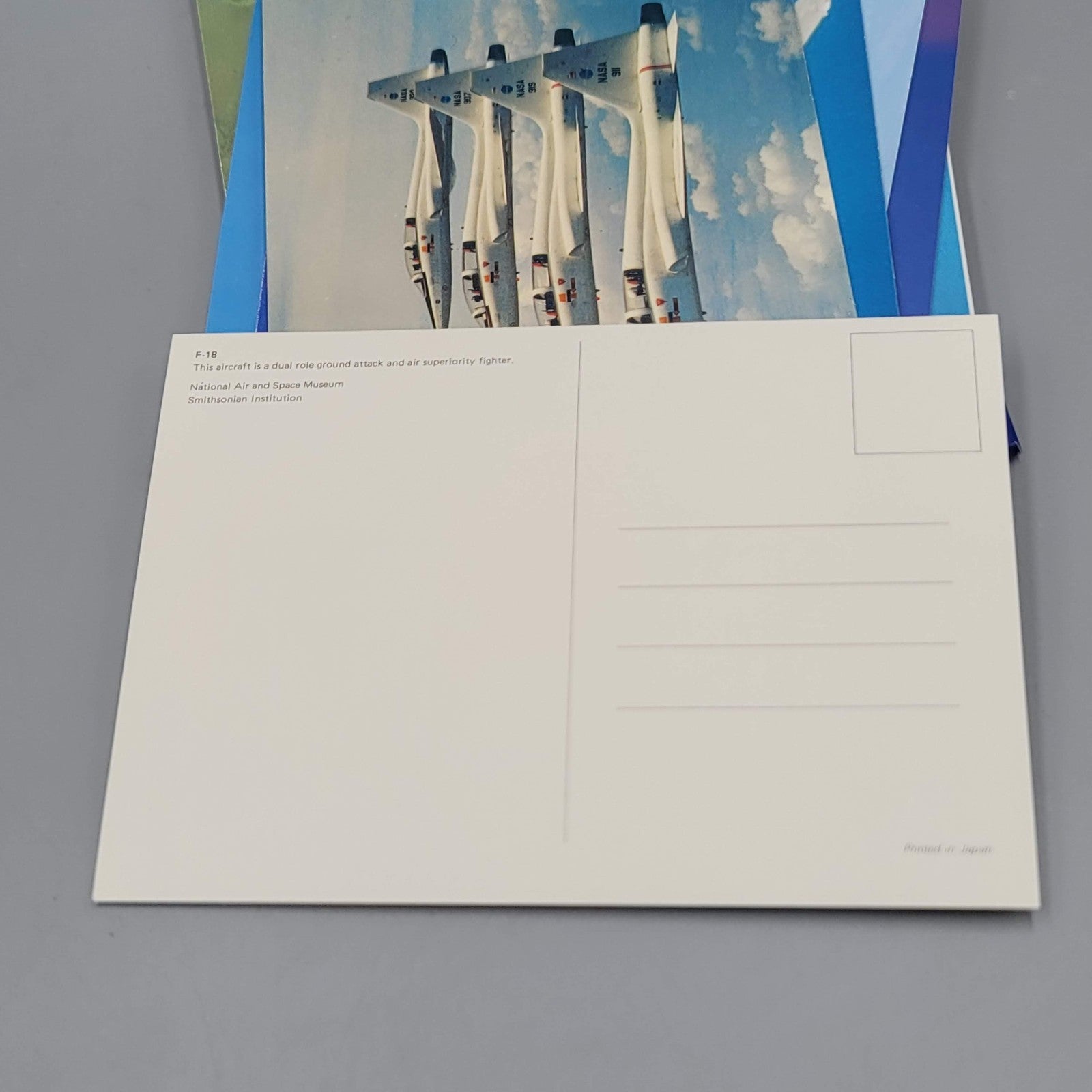 Jet Fighters National Air & Space Museum Smithsonian Set of 12 Postcards 1988