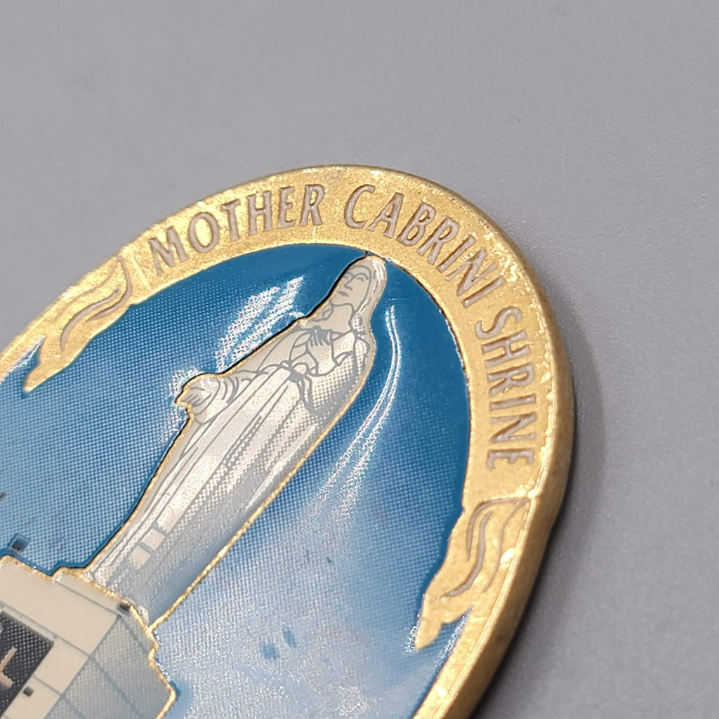 Praying Mother Cabrini Shrine Magnet Refrigerator Souvenir Travel Colorado