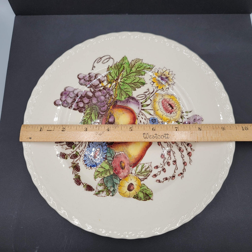 Vintage Vernon Kilns Fruitdale Dinner Plates Made In USA 9.5 in