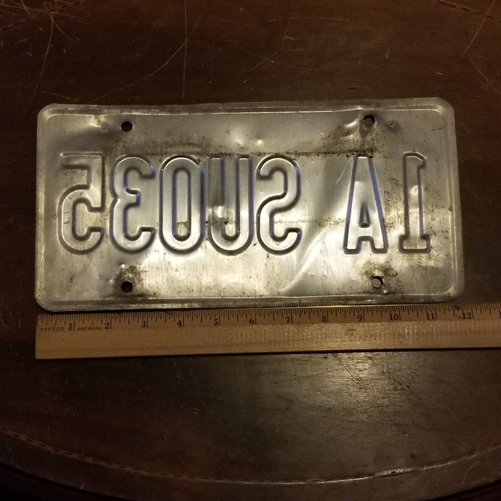 License Plate IDAHO 1A SU035 12" x 6"