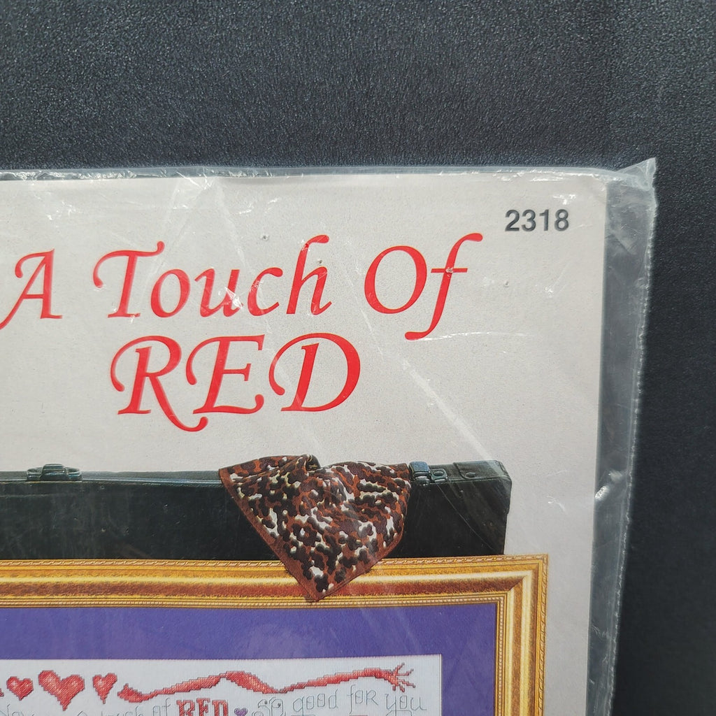 Design Works A Touch of Red Counted Cross Stitch Kit 2318 Red Hat Society NEW
