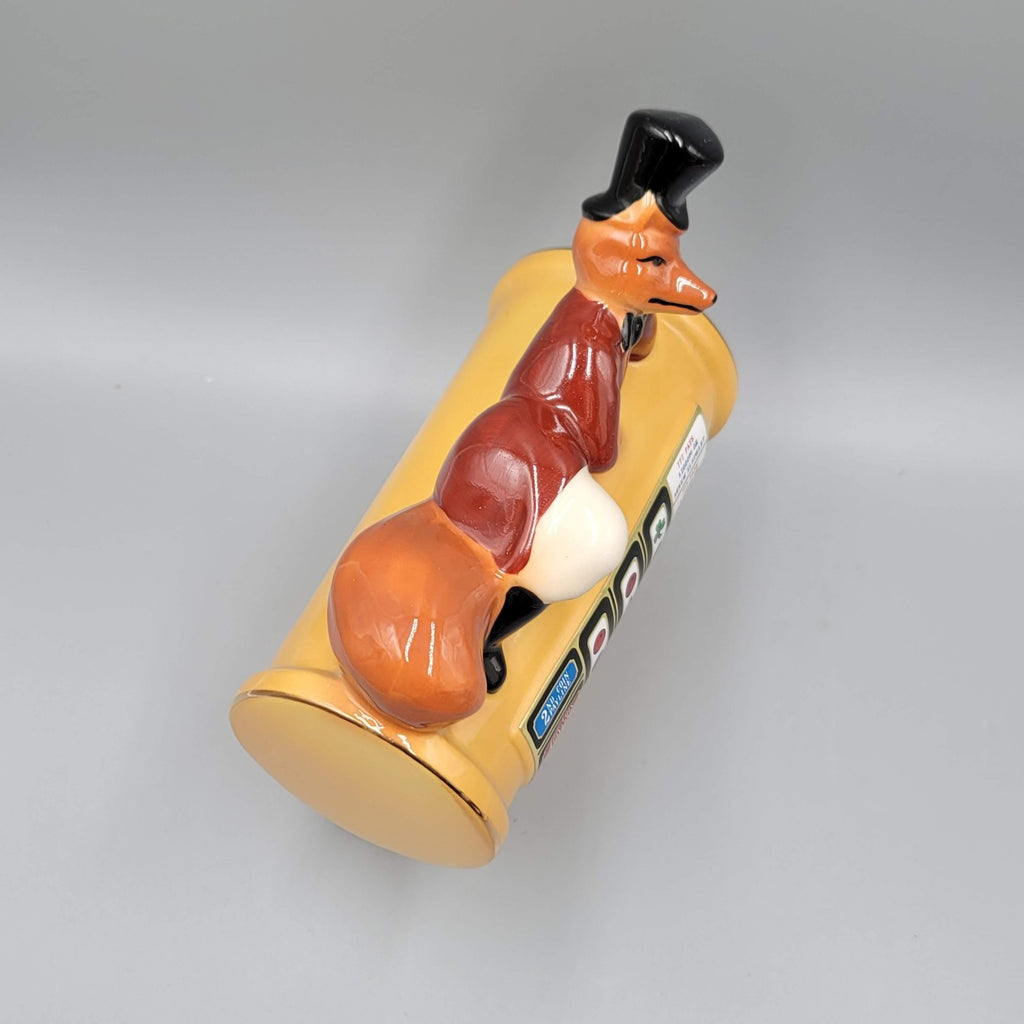 Vintage Jim Beam Regal China Slot Machine Fox Ceramic Bank Only