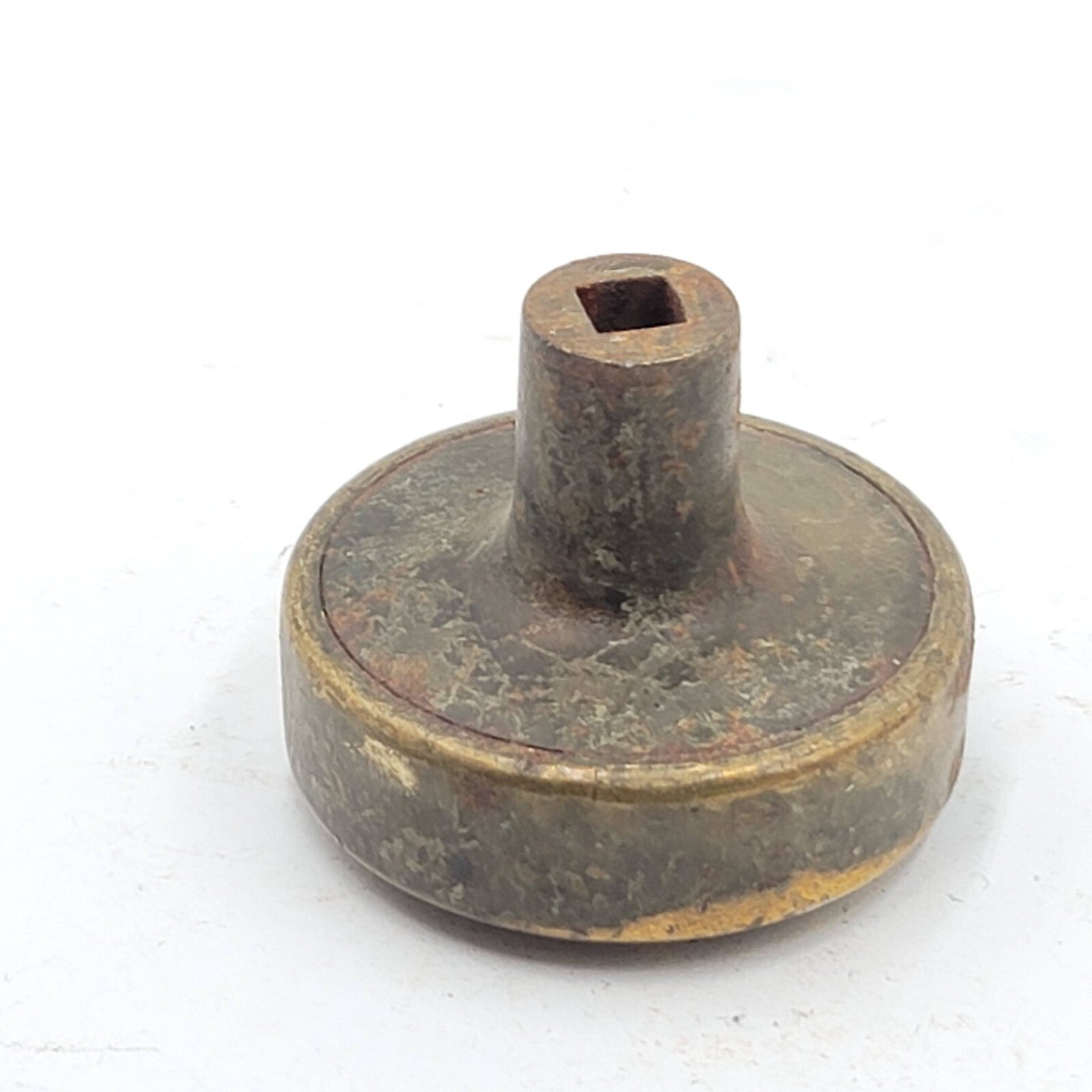 Vintage SINGLE Steel Doorknob Salvage Door Hardware Art Deco 2.25"