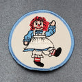 Vintage Raggedy Ann Doll Patch Circle 2 7/8" Annabelle