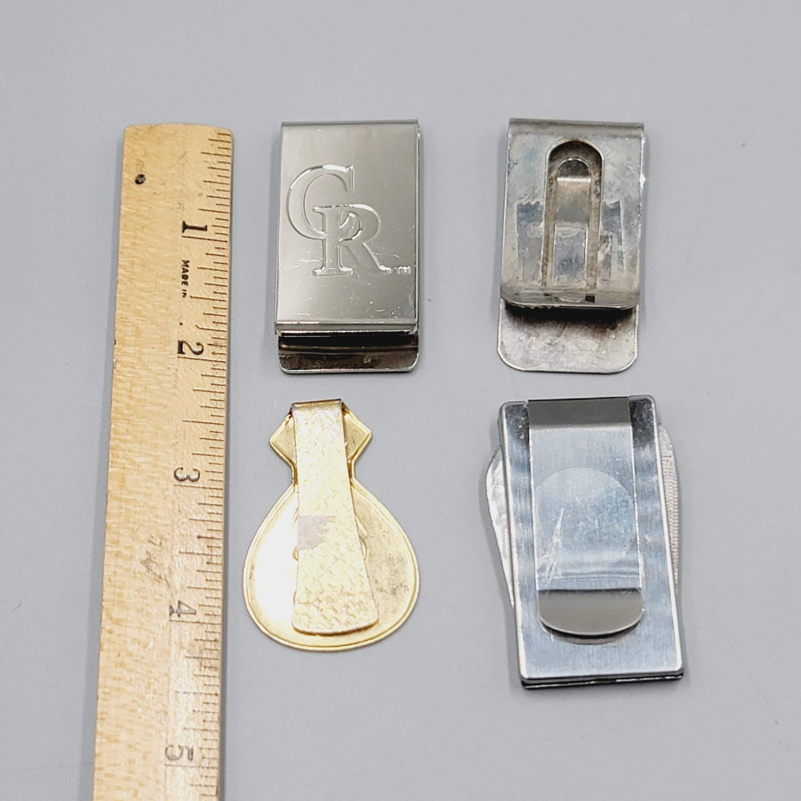Vintage Money Clip Lot of 4 Accessories Bundle Bulk