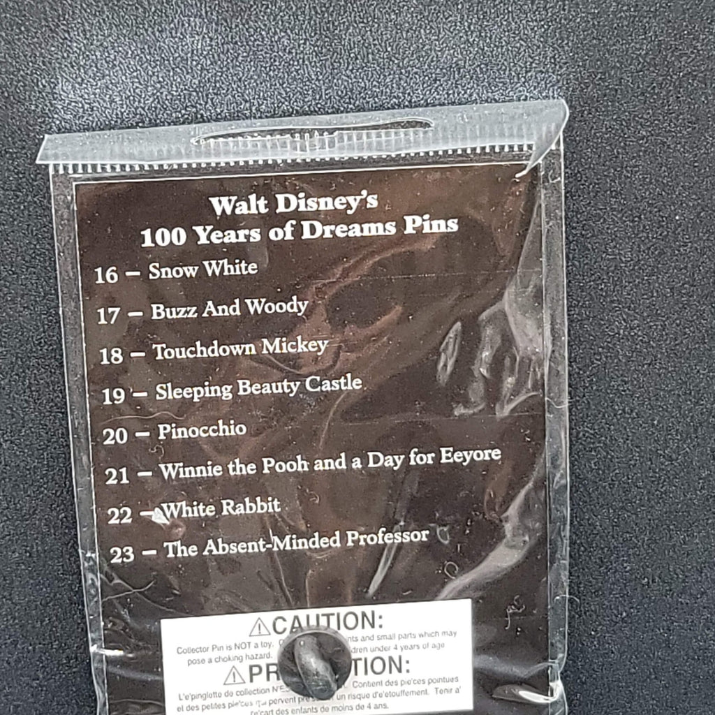 Disney 100 Years of Dreams #23 The Absent Minded Professor Pin New