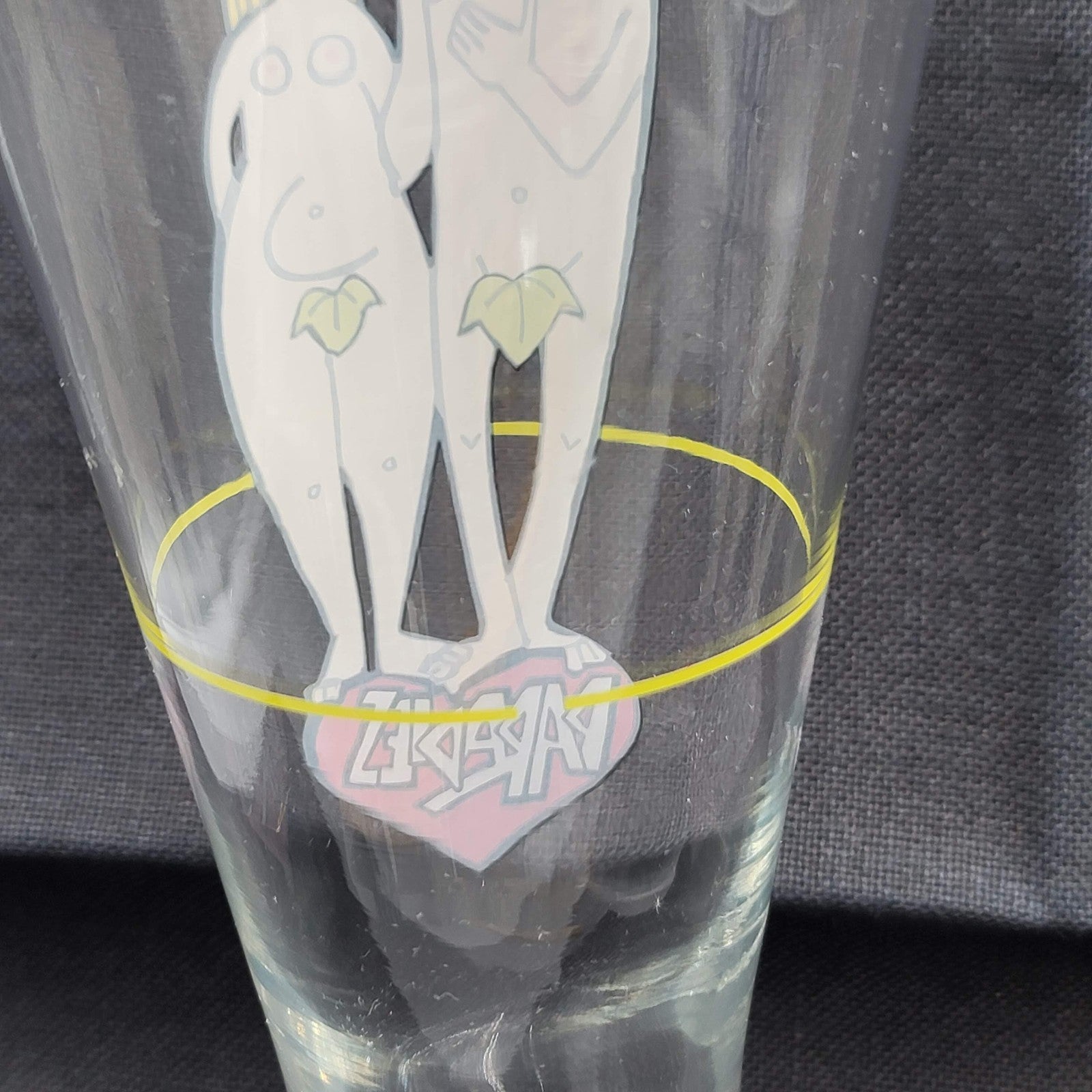 Ritzenhoff Beer Glass Cup Hassler 2003 1020043 Paradies Paradise Nude Adam Eve