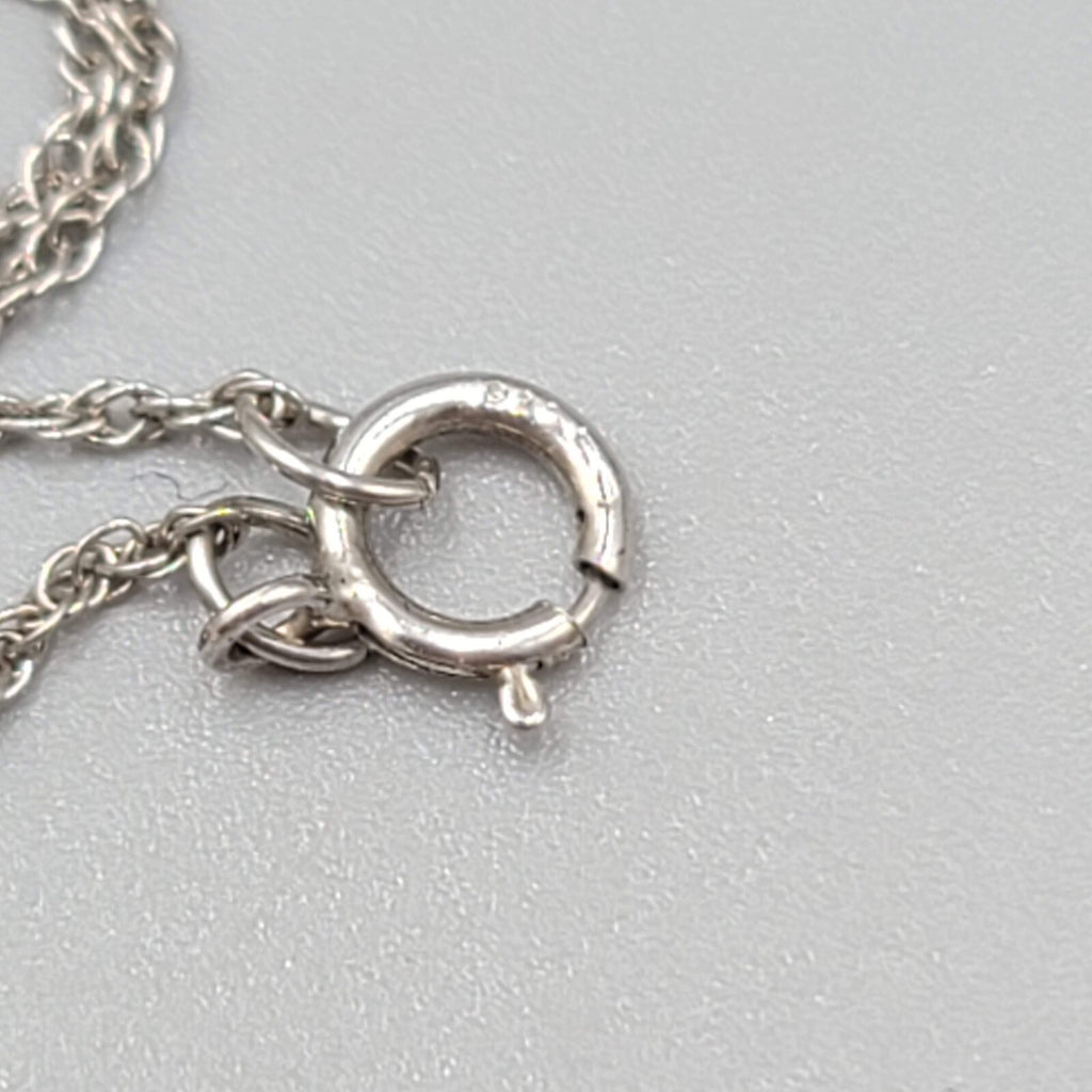 Vintage Sterling Silver Mother Pendant Necklace 18" Chain Mothers Day Gift
