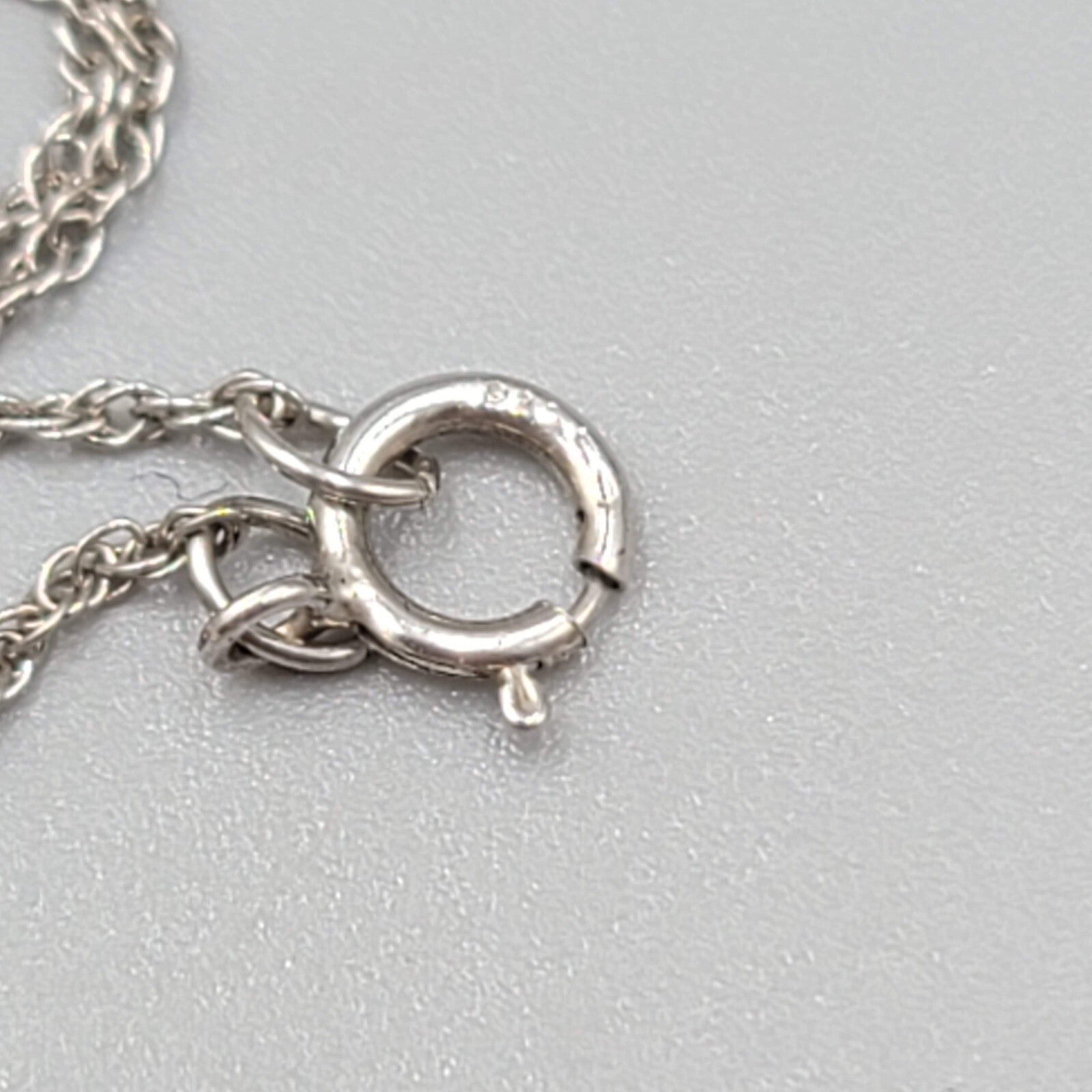 Vintage Sterling Silver Mother Pendant Necklace 18" Chain Mothers Day Gift
