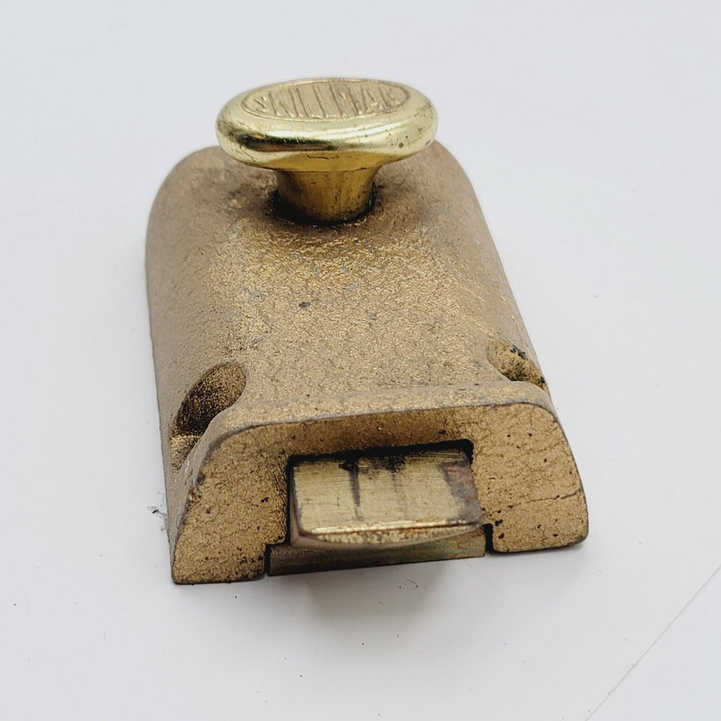 Vintage SKILLMAN Surface Rim Night Latch No Keeper Reclaimed Salvage