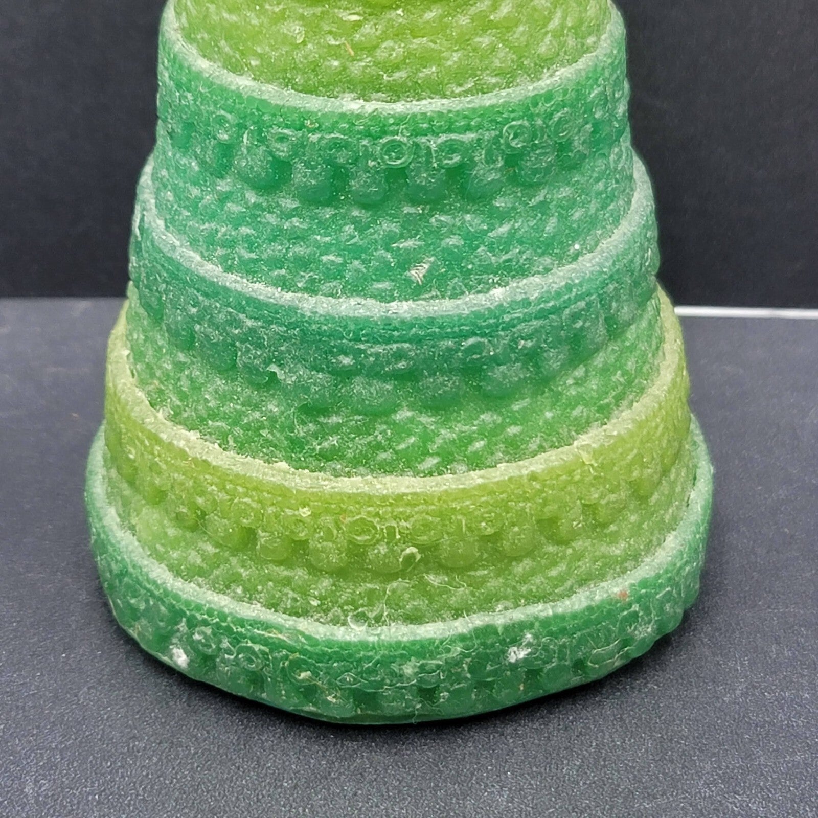Vintage Hallmark Christmas Tree Candle Green Unused 7" New Old Stock