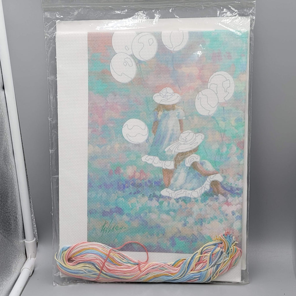 Simplicity Breezy Balloons 05521 Counted Cross Stitch Kit 9x12" Candy Tangney