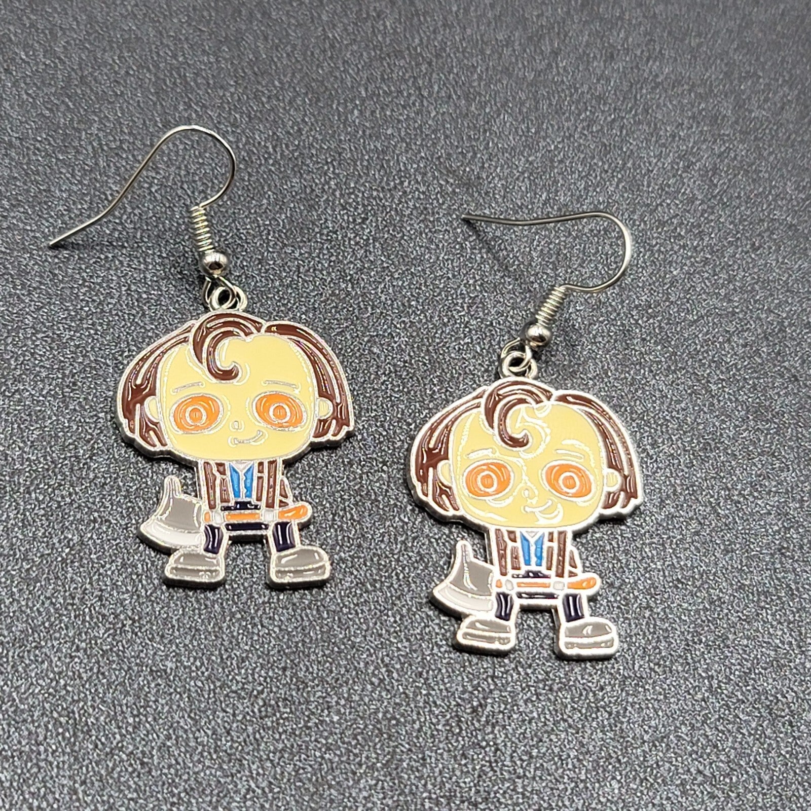Jack Torrance Pierced Earrings Enamel The Shining Horror Movie Dangle 1.25" FS