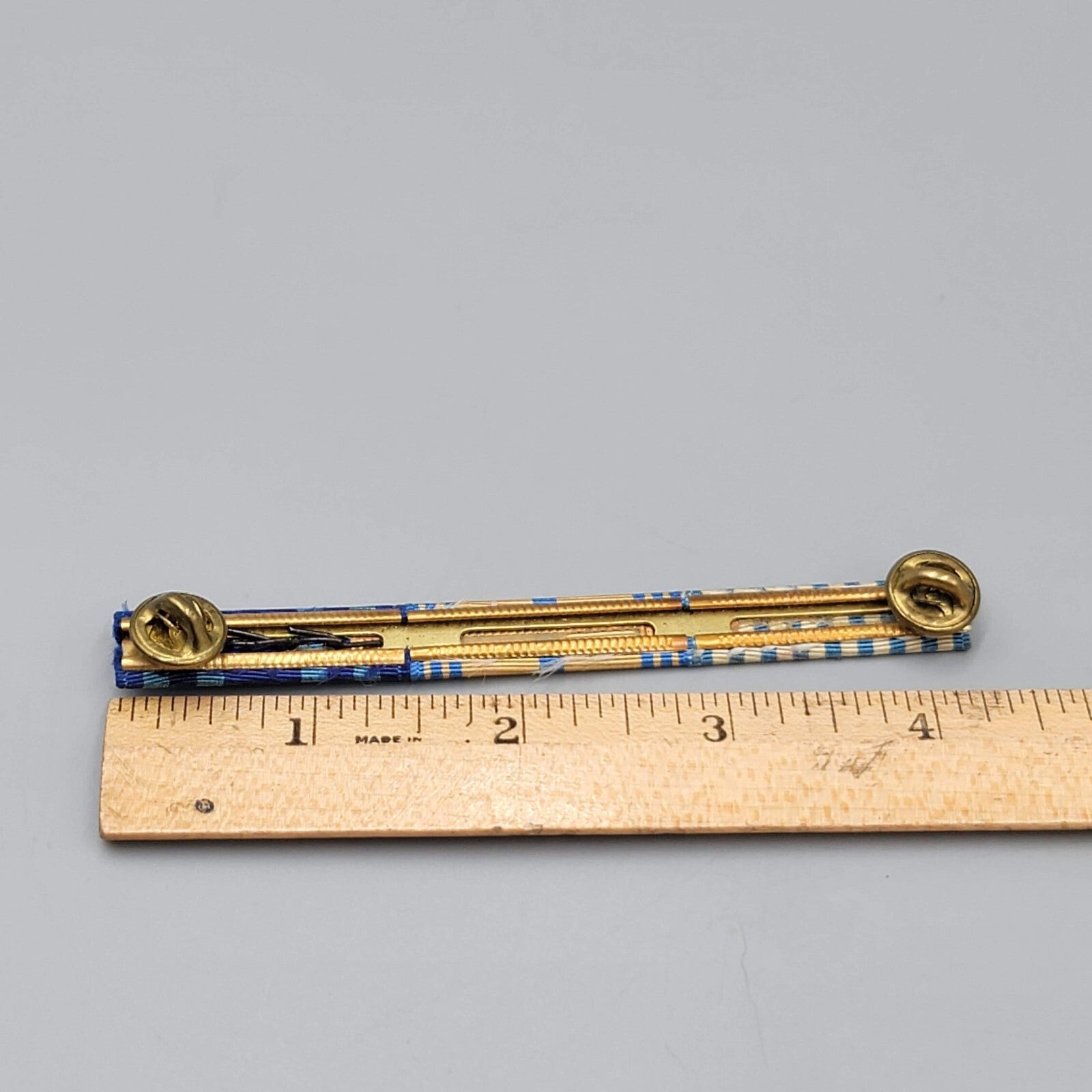 US Army Three Place Ribbon Bar Korean Era Vintage Military Pin