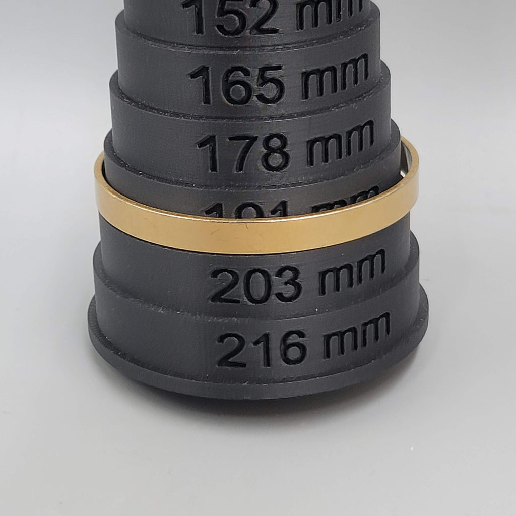 Madewell Gold Tone Black Stone Bangle Bracelet 7.75"