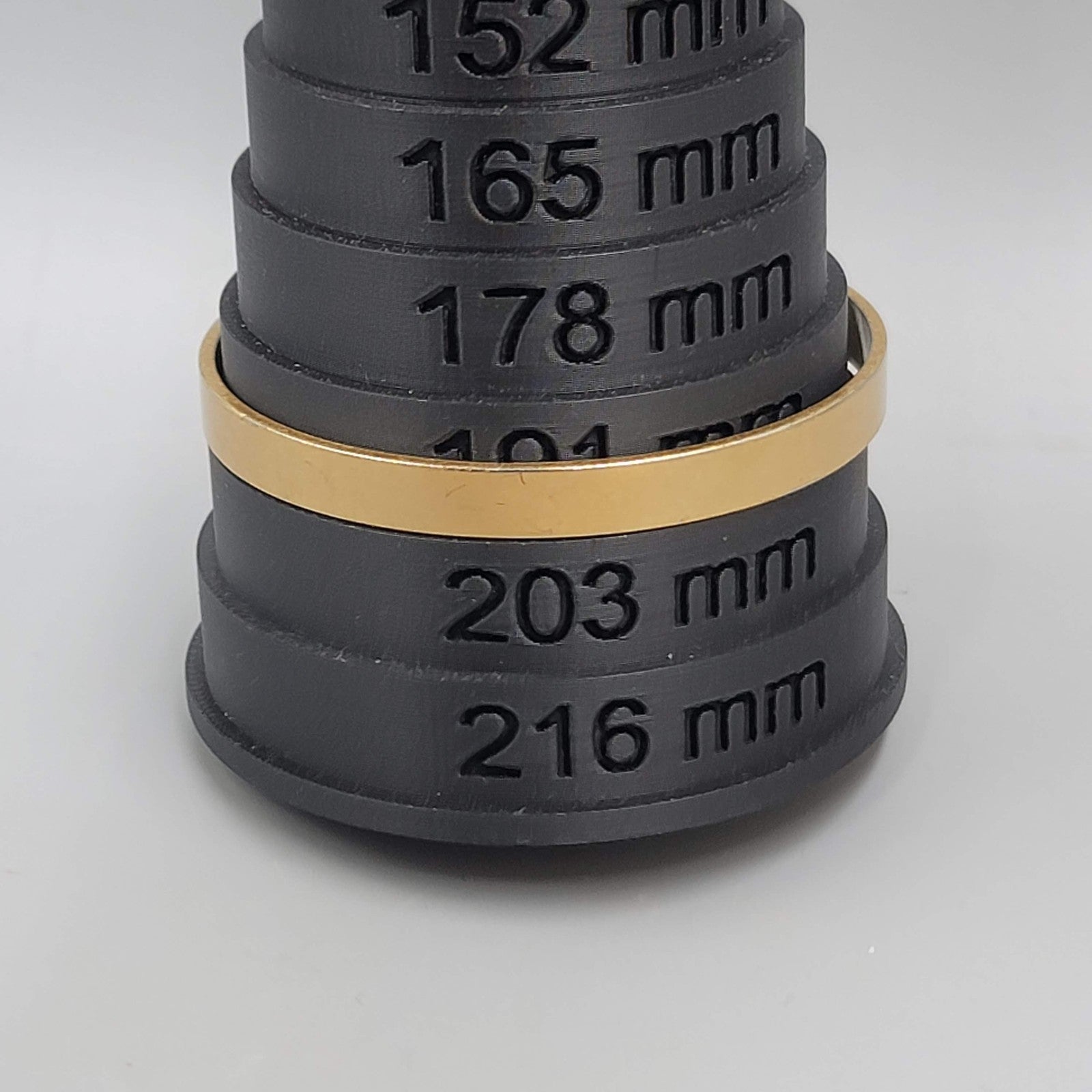Madewell Gold Tone Black Stone Bangle Bracelet 7.75"