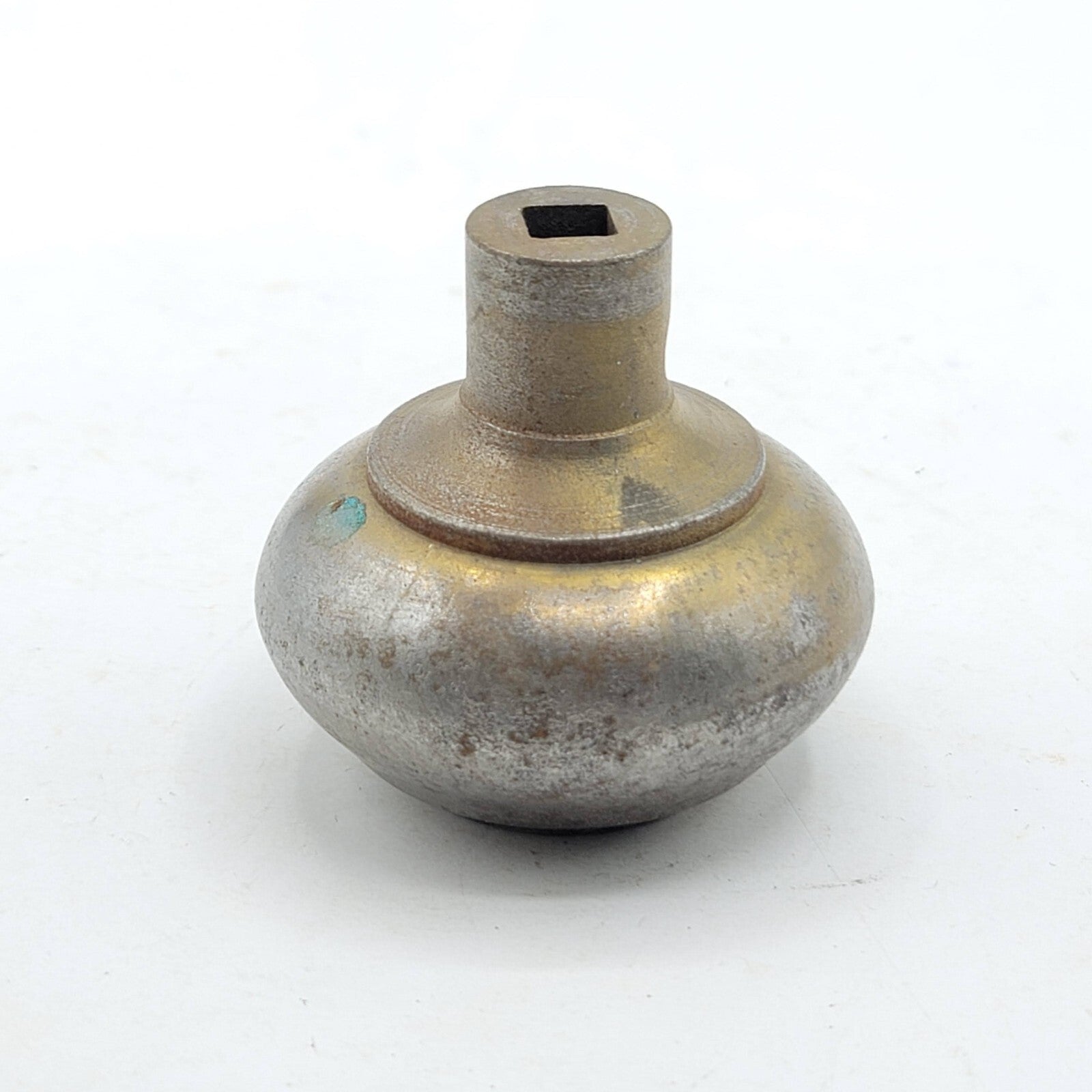 Single Vintage Steel Door Knob Reclaimed Salvage 2.25"   D644