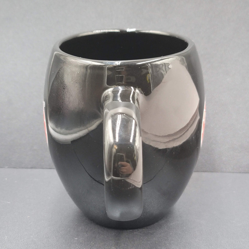NGK Spark Plugs Ceramic Coffee Mug Cup Black Red Logo
