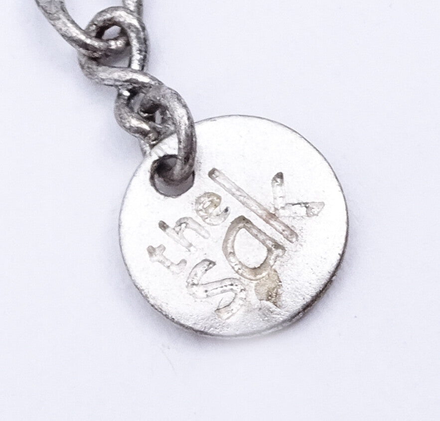 The Sak Necklace Silver tone 16" - 18 1/2" Signed Fashion Necklace