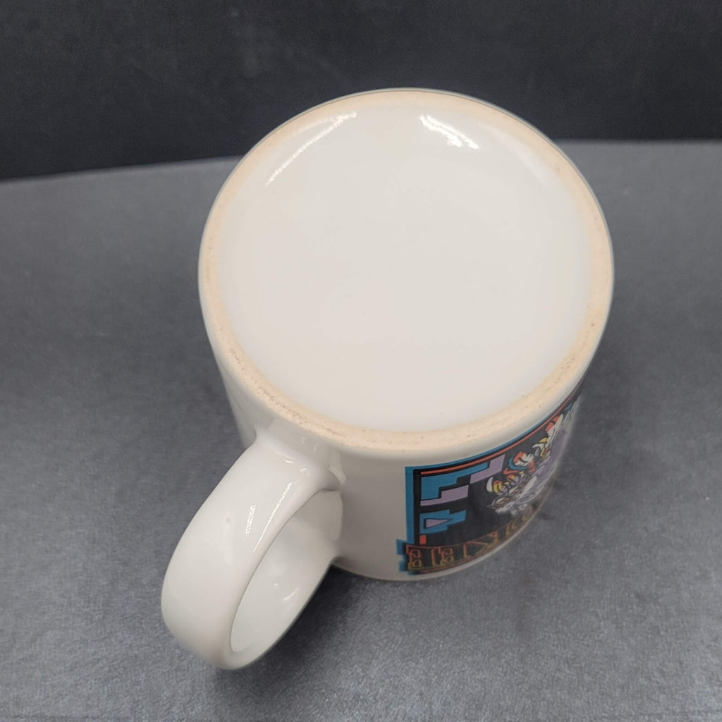 Vintage Cherokee Coffee Mug Souvenir Native American  Purple White