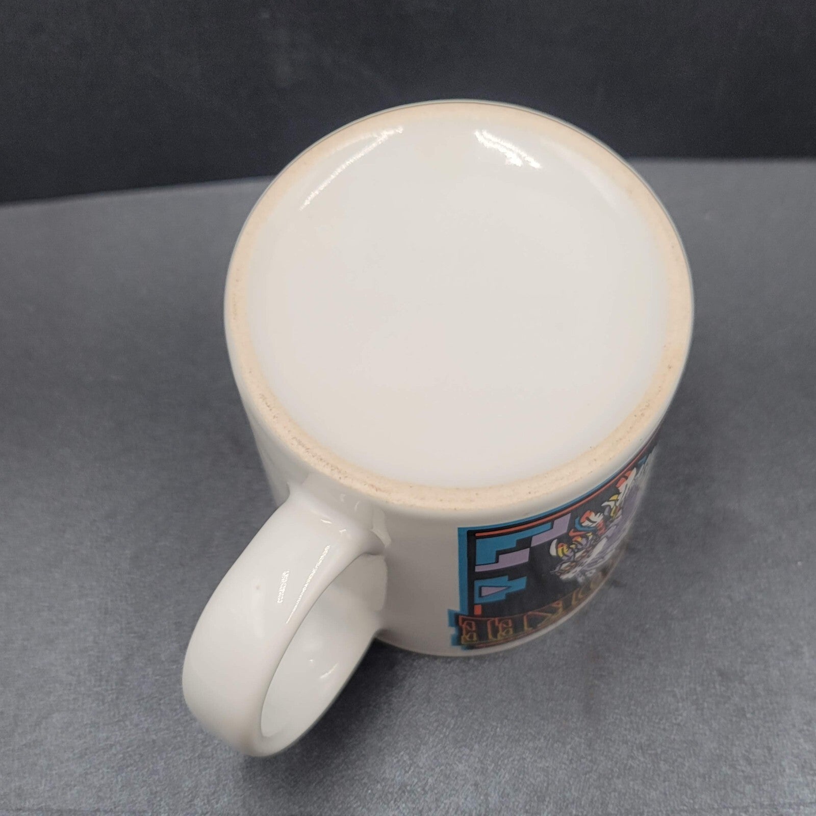 Vintage Cherokee Coffee Mug Souvenir Native American  Purple White