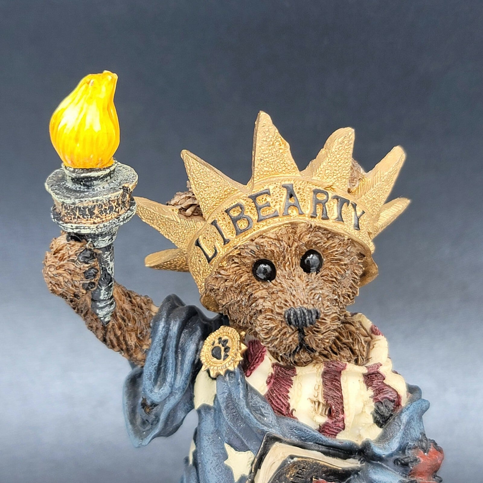 Boyds Bearstone Figurine Ms Libearty Wants You Too Statue of Liberty 0199821