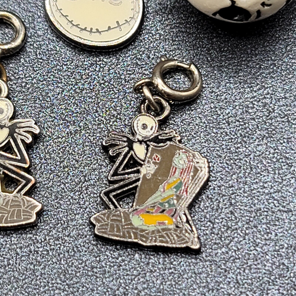 Jack Skellington Charm Lot of 4 Enamel Sally Nightmare Before Christmas