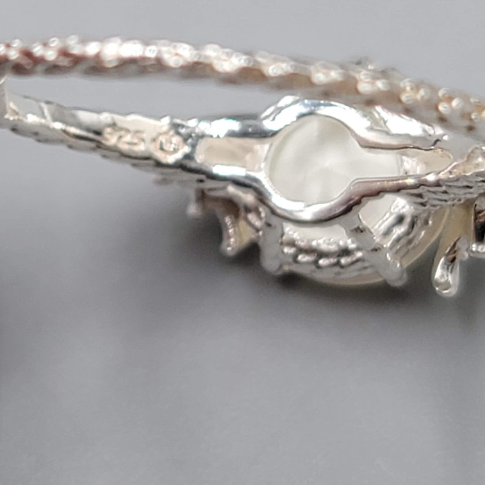 Fragrant Jewels Snow Dragon Ring 925 Sterling Silver New with tag Size 9 SPARKLY