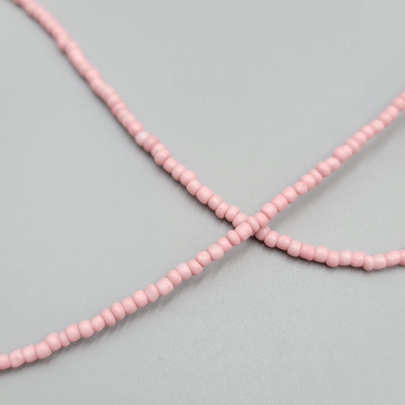 Pink Seed Bead Eyeglass Chain Holder  25"